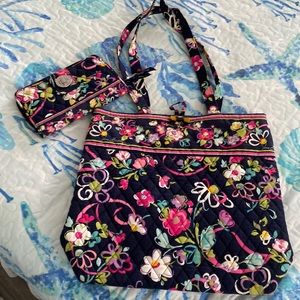Vera Bradley Tote & matching wallet